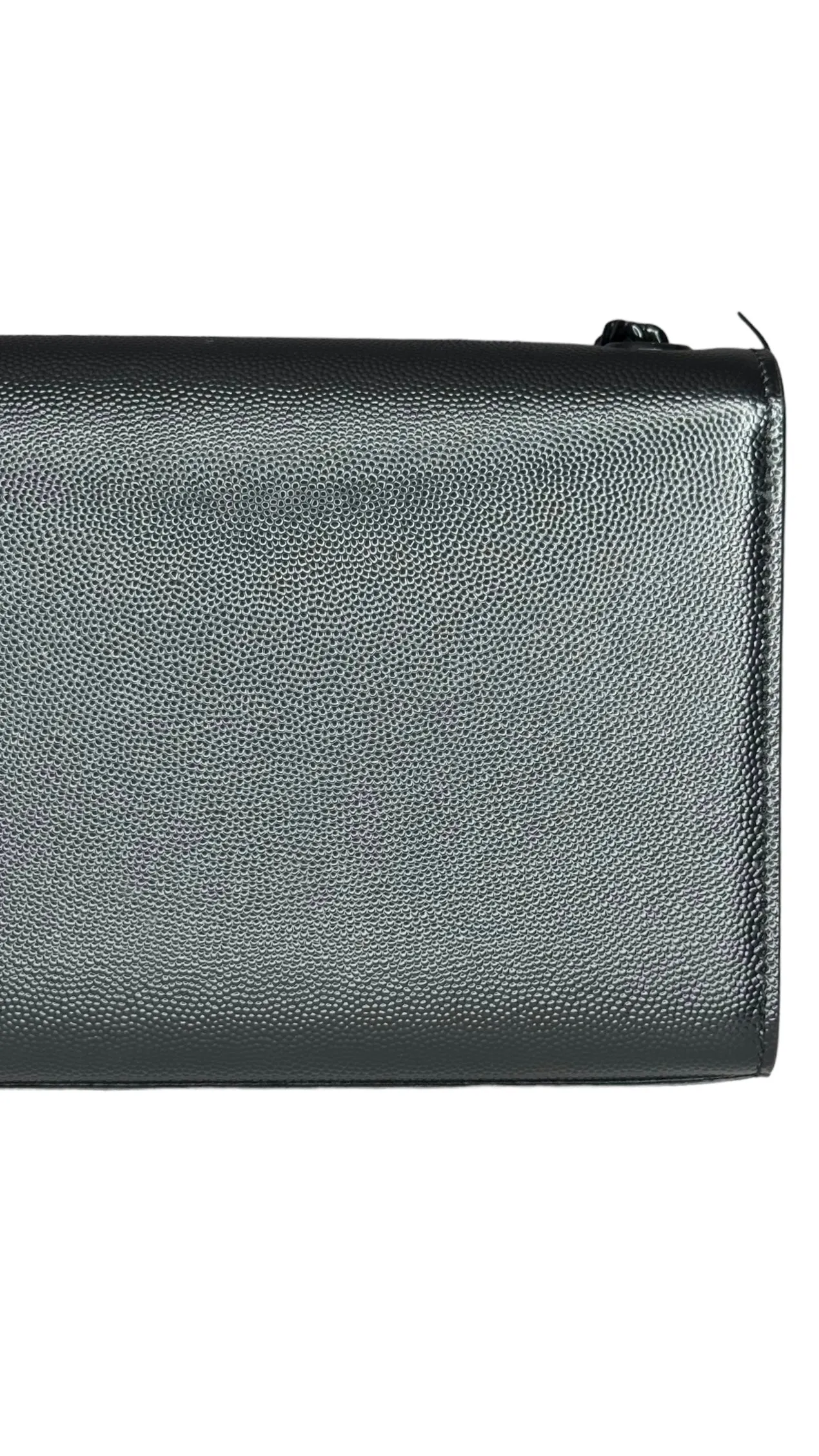 Saint Laurent YSL Kate Small All Black Grain de Poudre