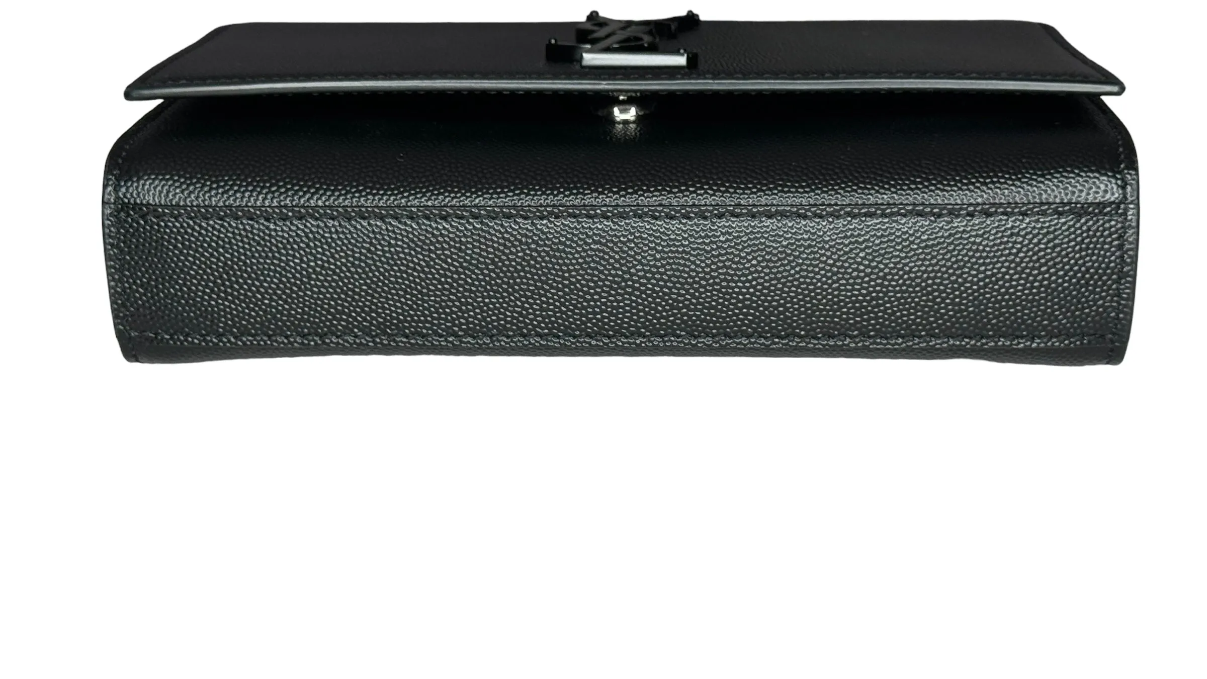 Saint Laurent YSL Kate Small All Black Grain de Poudre