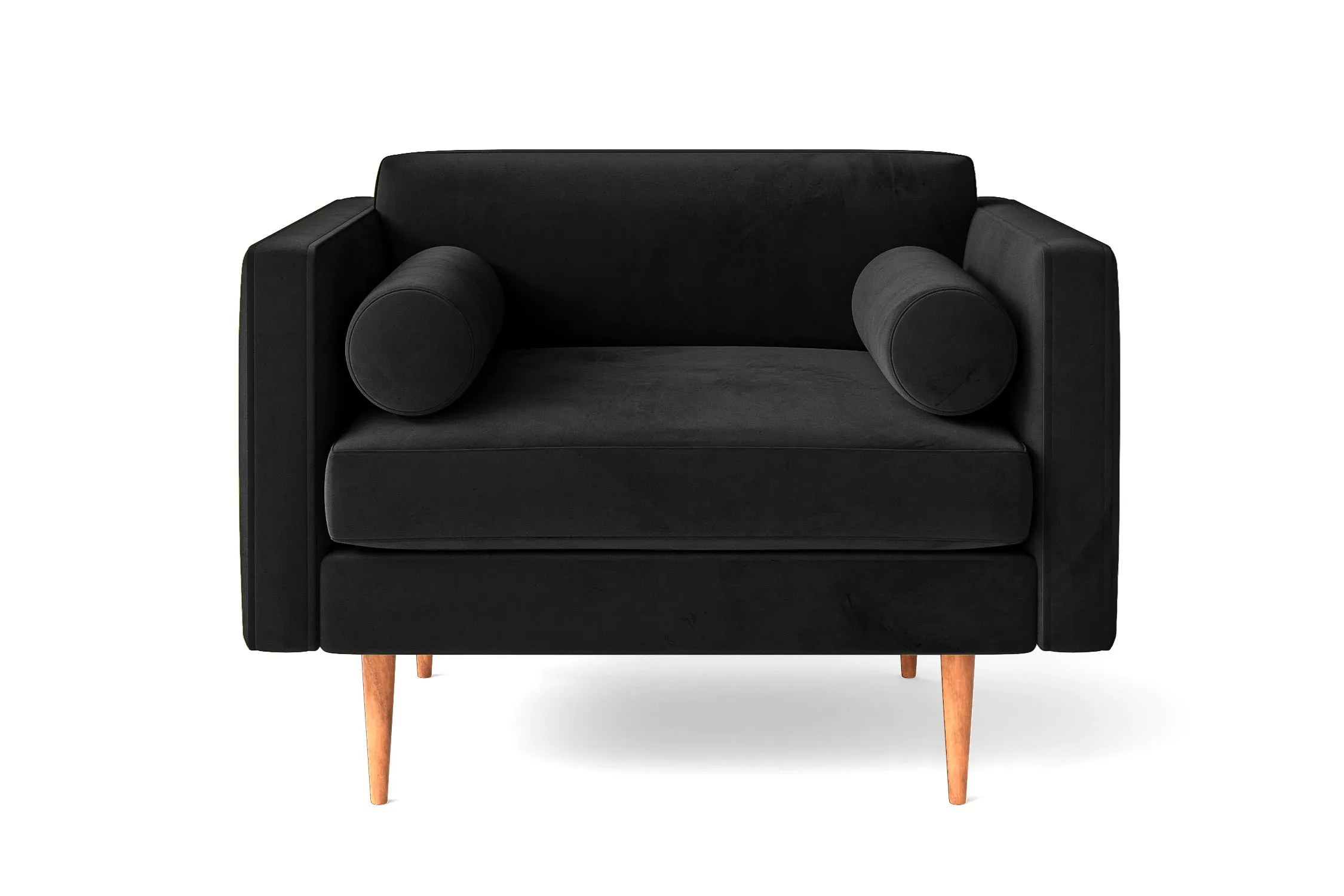 Salerno Armchair Black Velvet
