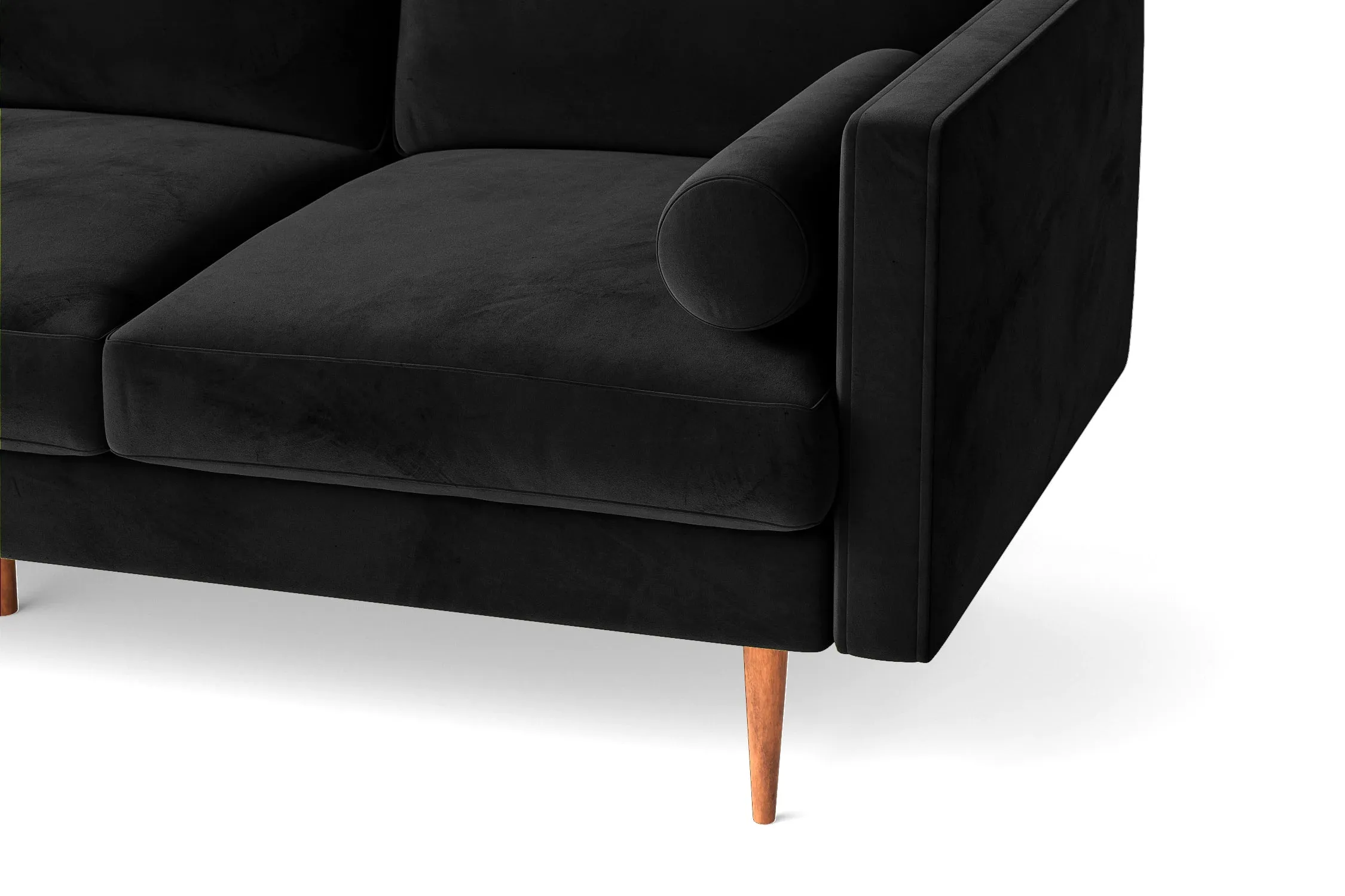 Salerno Armchair Black Velvet