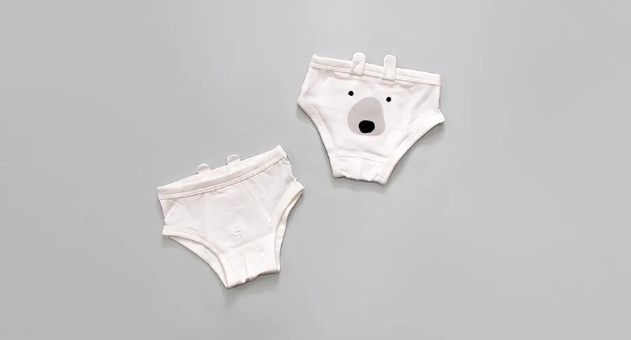 Set of 3 Briefs with Pouch - Fluffy Friends