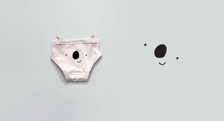 Set of 3 Briefs with Pouch - Fluffy Friends
