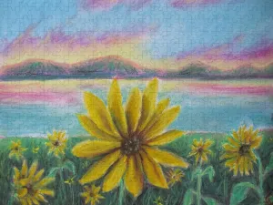 Setting Sunflower - Puzzle