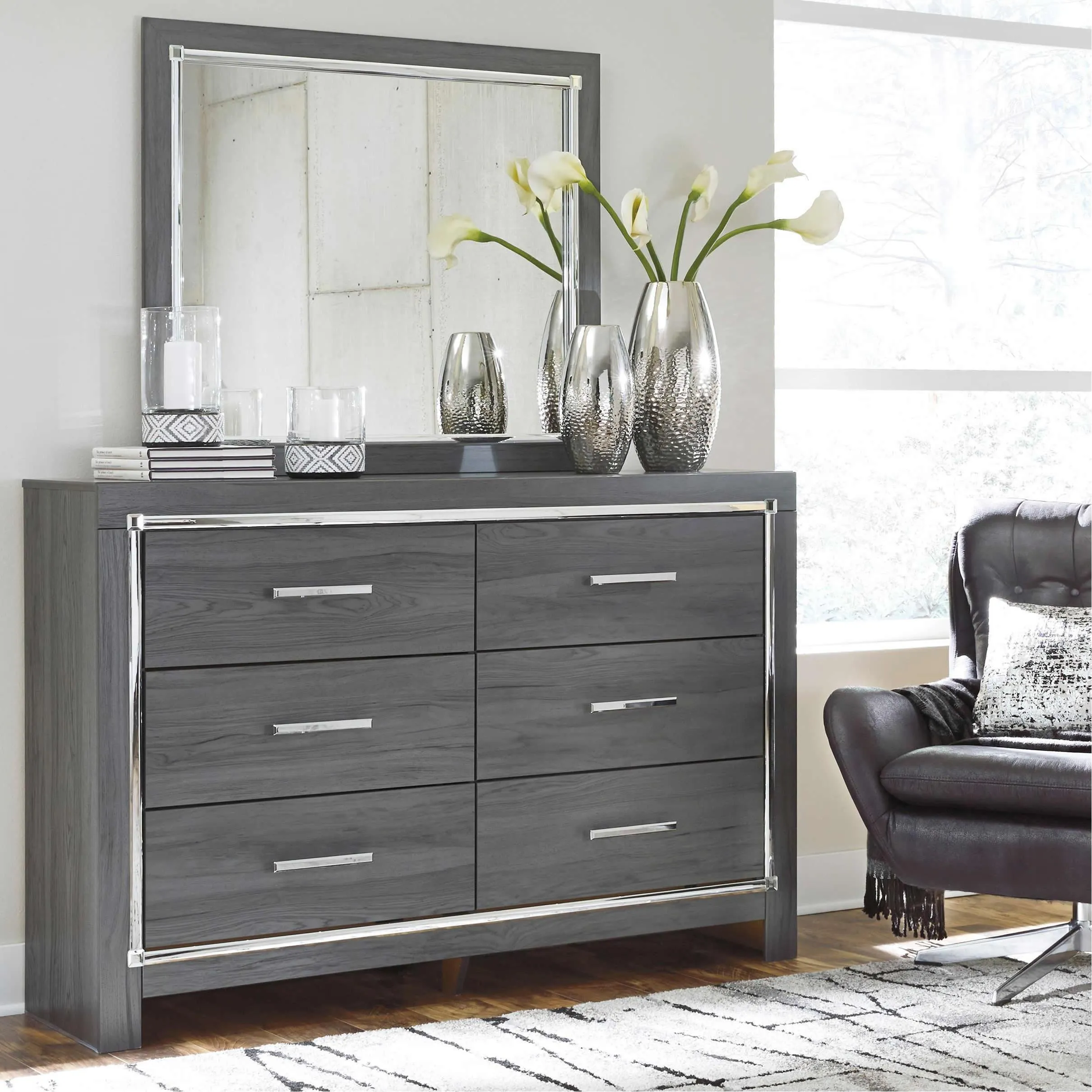 Signature Design by Ashley Lodanna B214B22 6 pc Full Panel Bedroom Set