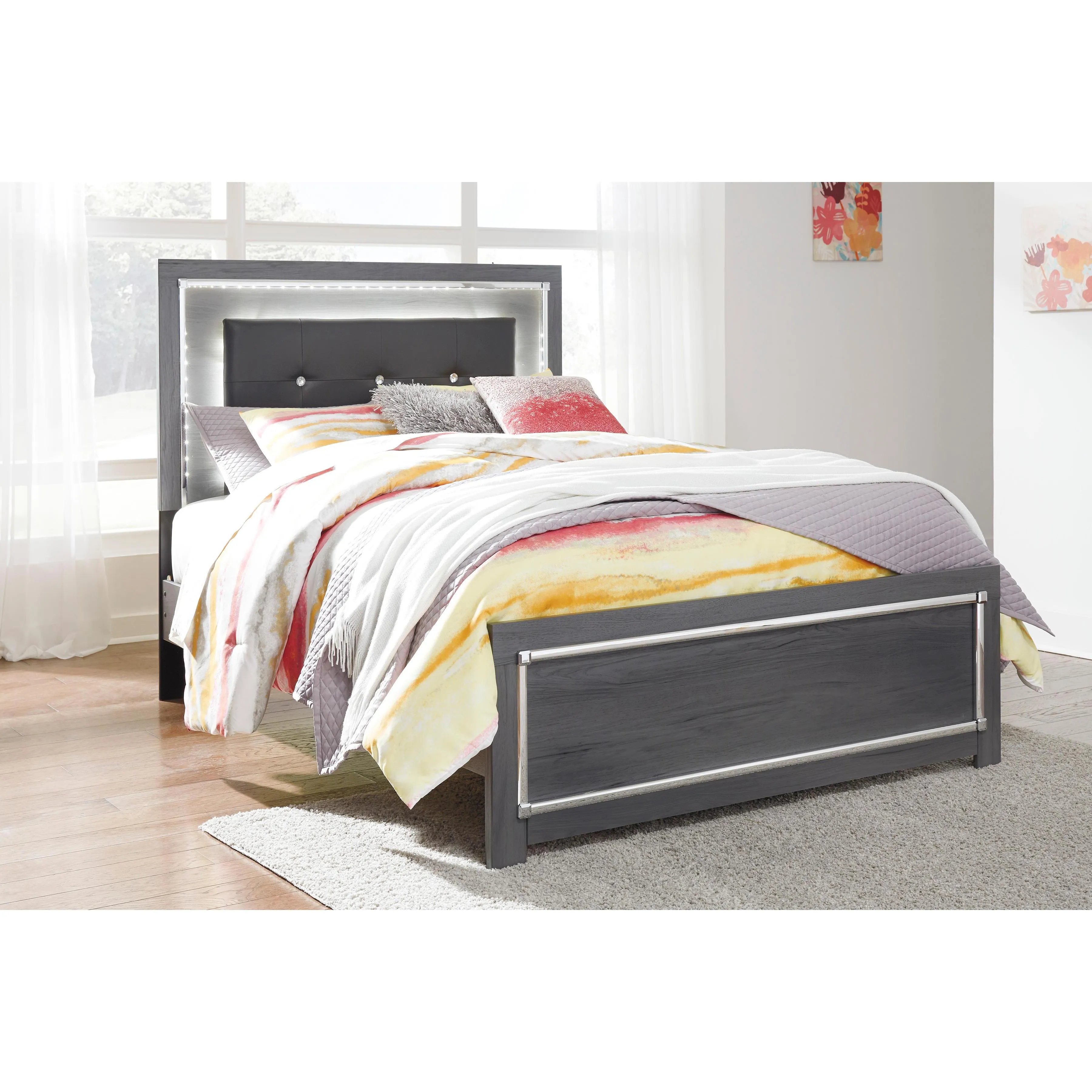 Signature Design by Ashley Lodanna B214B22 6 pc Full Panel Bedroom Set