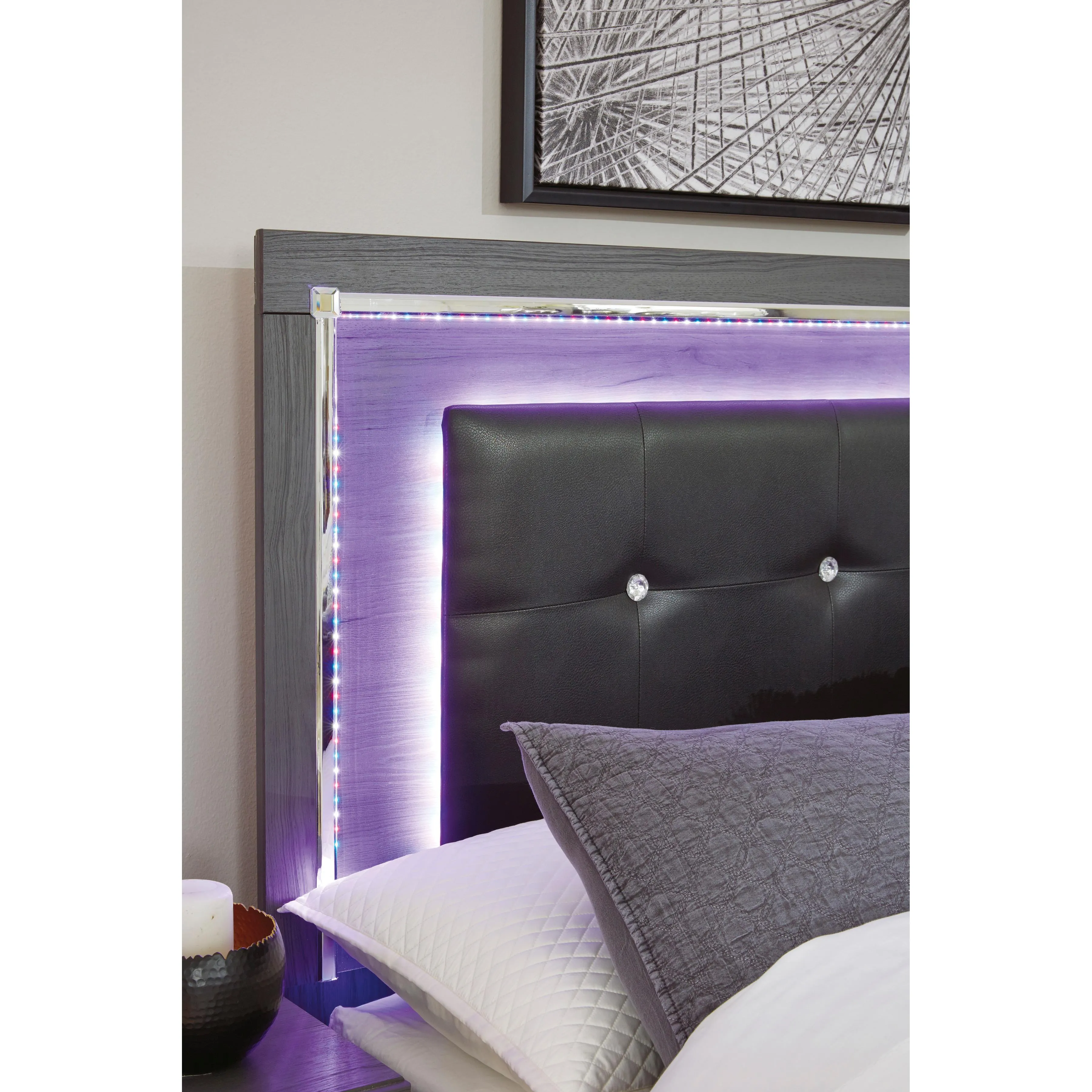 Signature Design by Ashley Lodanna King Panel Bed B214-58/B214-56/B214-97