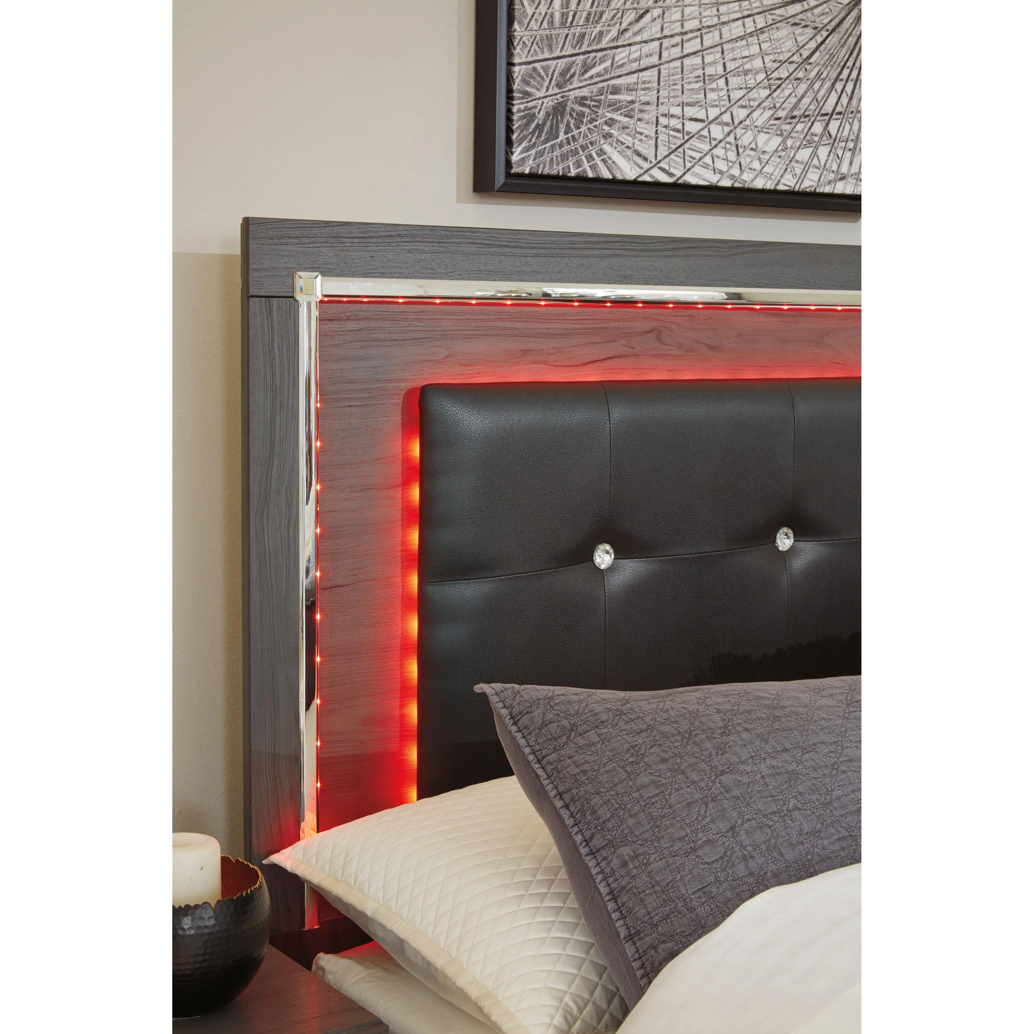 Signature Design by Ashley Lodanna King Panel Bed B214-58/B214-56/B214-97