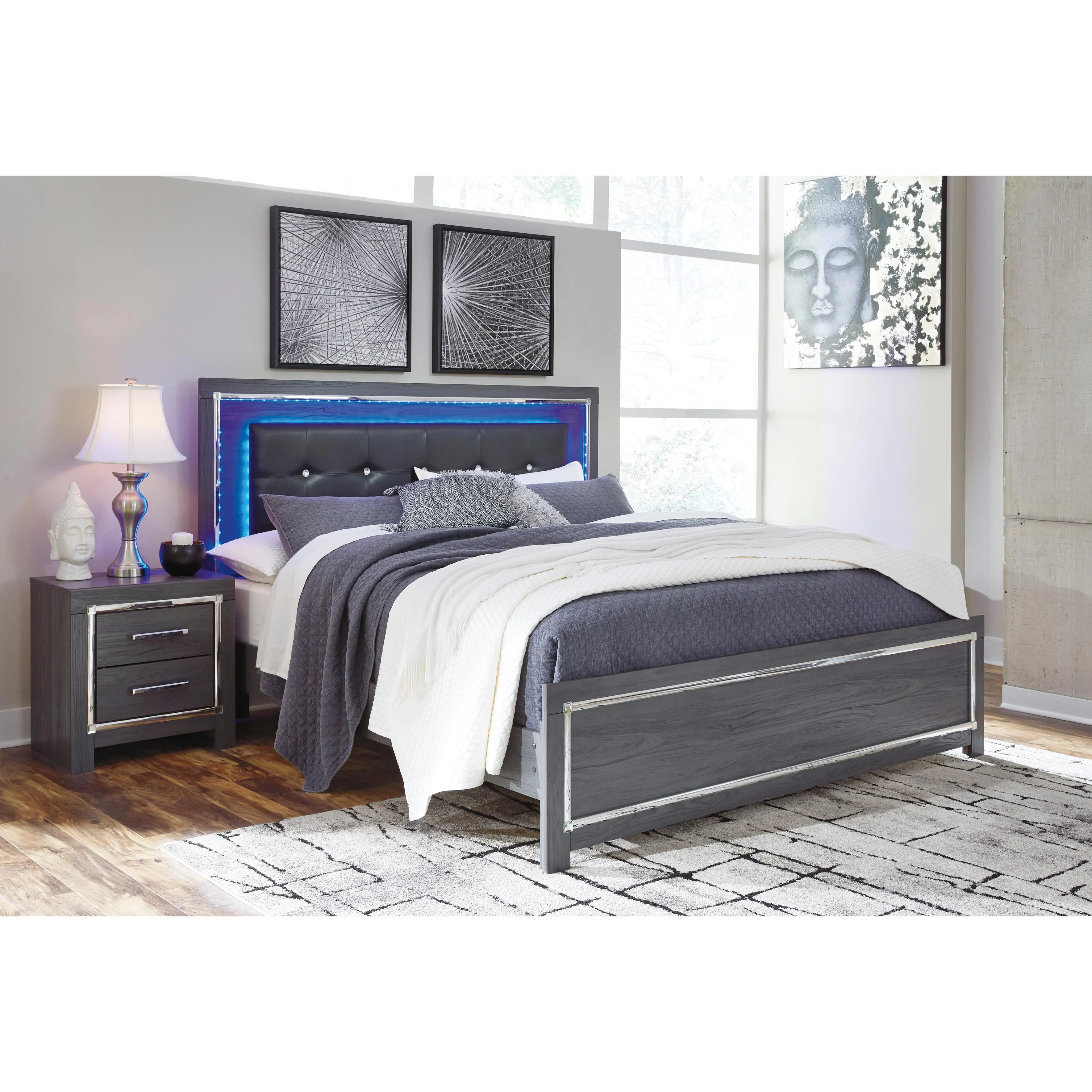 Signature Design by Ashley Lodanna King Panel Bed B214-58/B214-56/B214-97