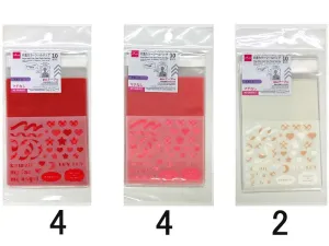Single-Sided Color Clear Plastic Seal Bag - 10pcs - 5.11in X 3.74in - 13cm X 9.5cm A -