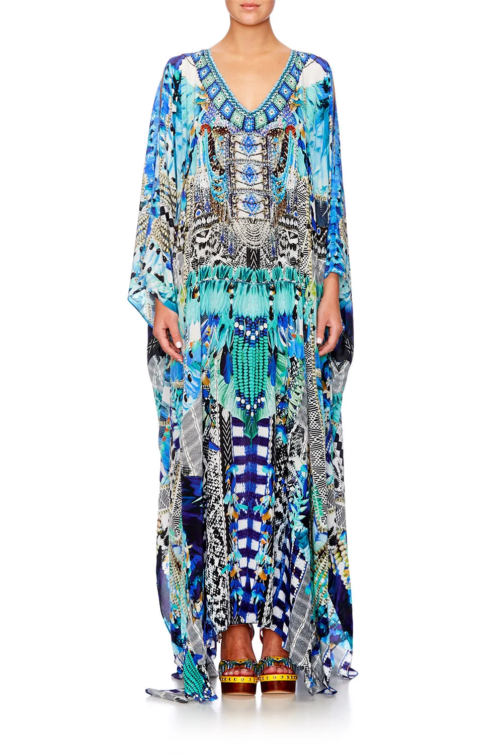 SLIT FRONT &amp; SLEEVE KAFTAN LEAVE ME WILD