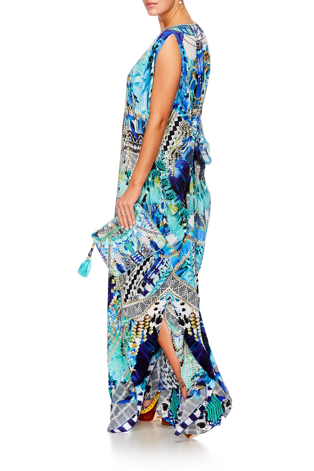 SLIT FRONT &amp; SLEEVE KAFTAN LEAVE ME WILD