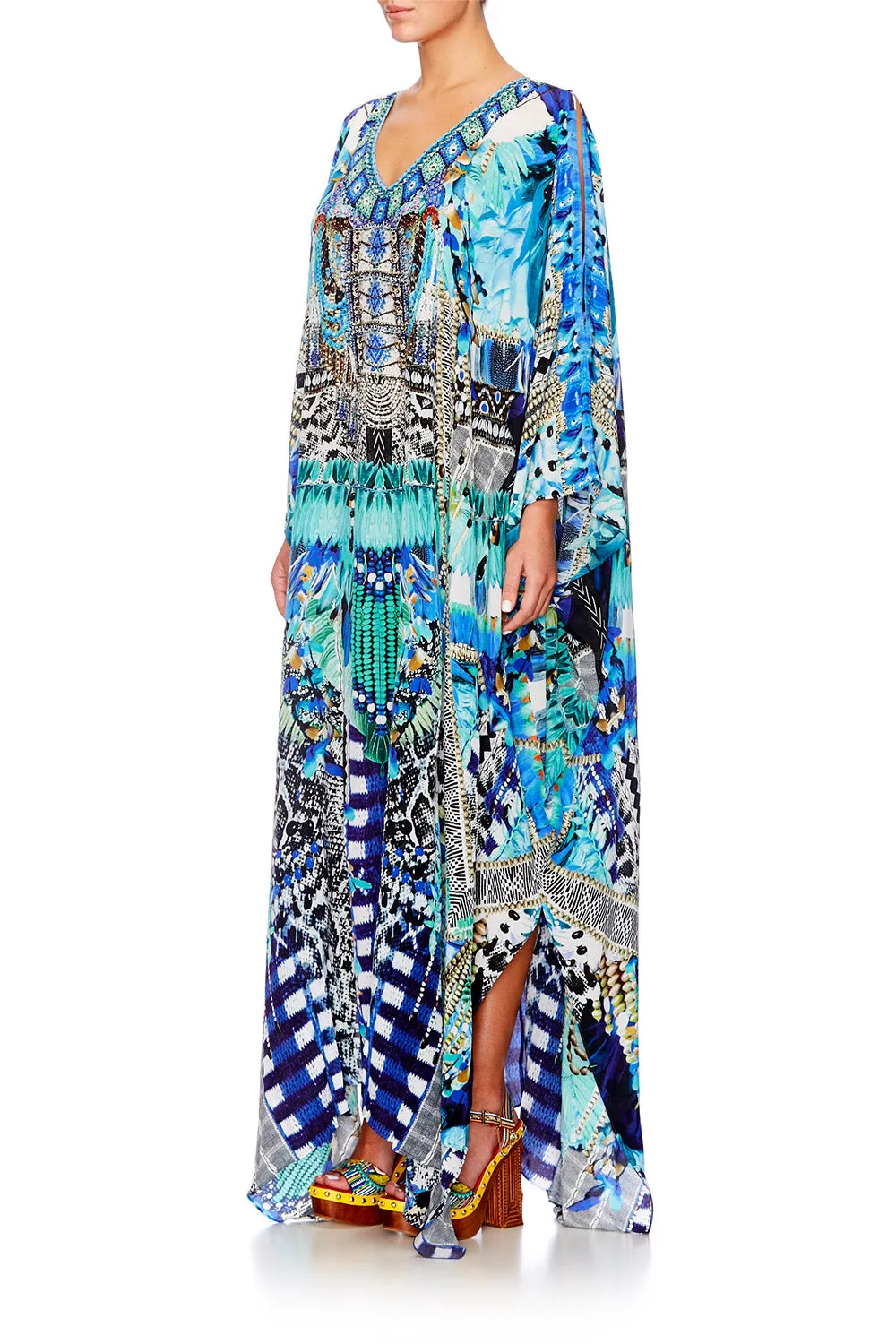 SLIT FRONT &amp; SLEEVE KAFTAN LEAVE ME WILD