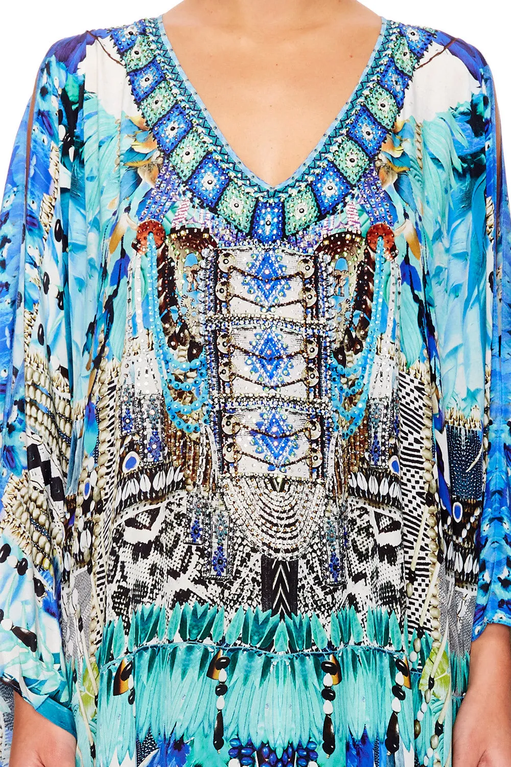 SLIT FRONT &amp; SLEEVE KAFTAN LEAVE ME WILD
