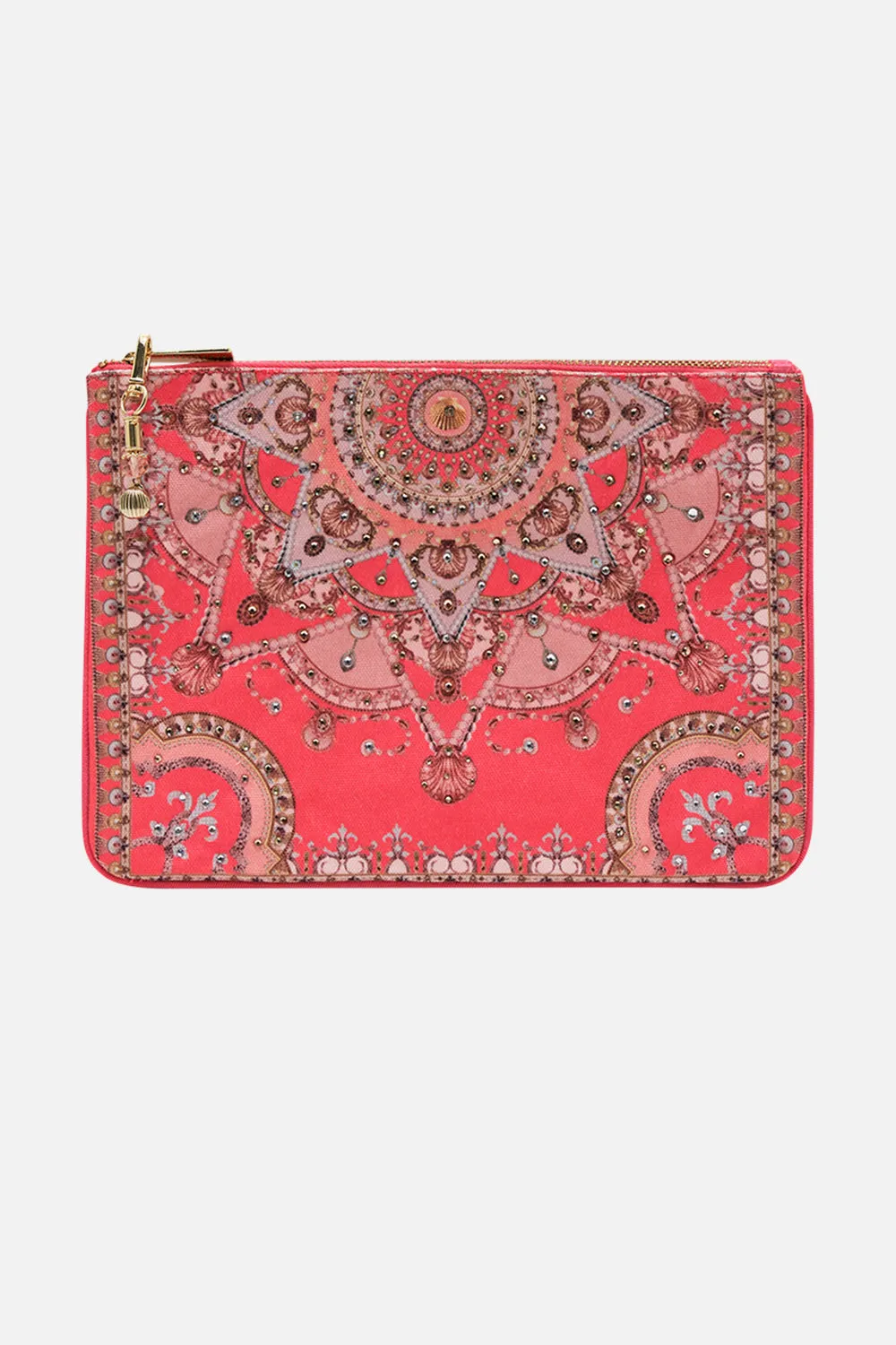 SMALL CANVAS CLUTCH SHELL GAMES