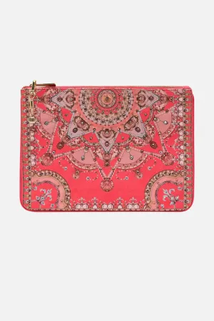 SMALL CANVAS CLUTCH SHELL GAMES