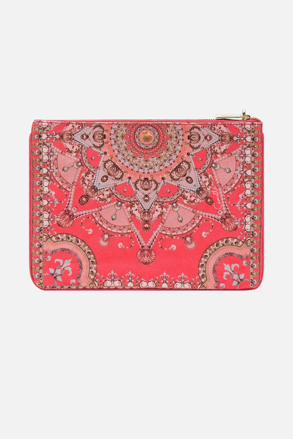SMALL CANVAS CLUTCH SHELL GAMES