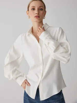 Solid Casual Graceful Button Shirt