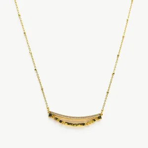 Sparkling Curve Necklace