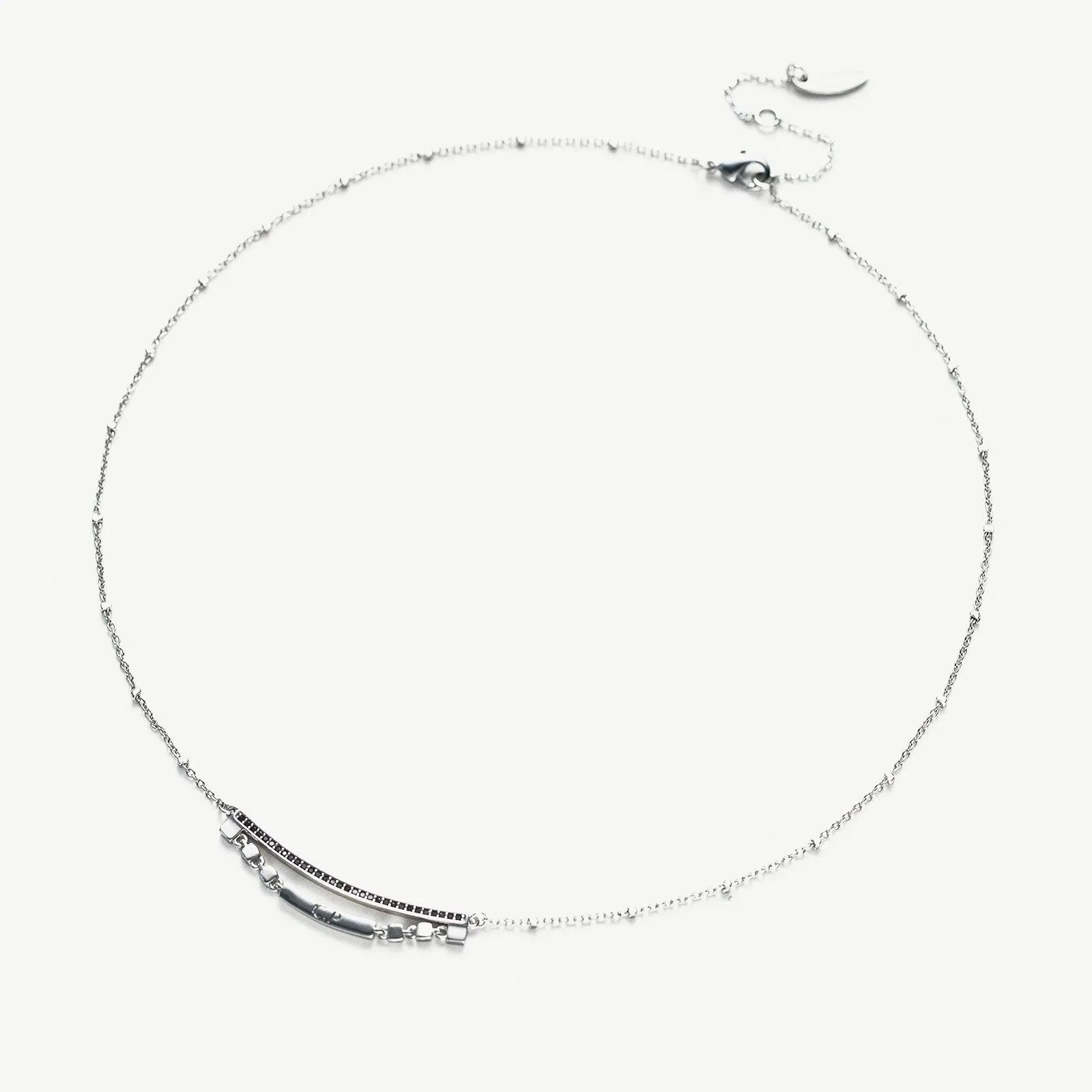 Sparkling Curve Necklace