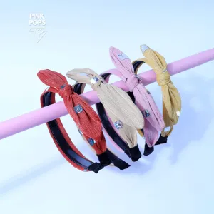 Sparkling Stone Knotted Hairbands