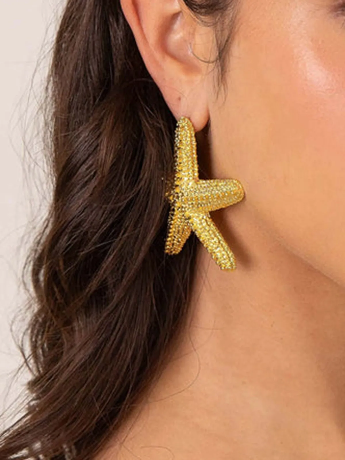 Starfish Design Graceful Beach Holiday Earrings
