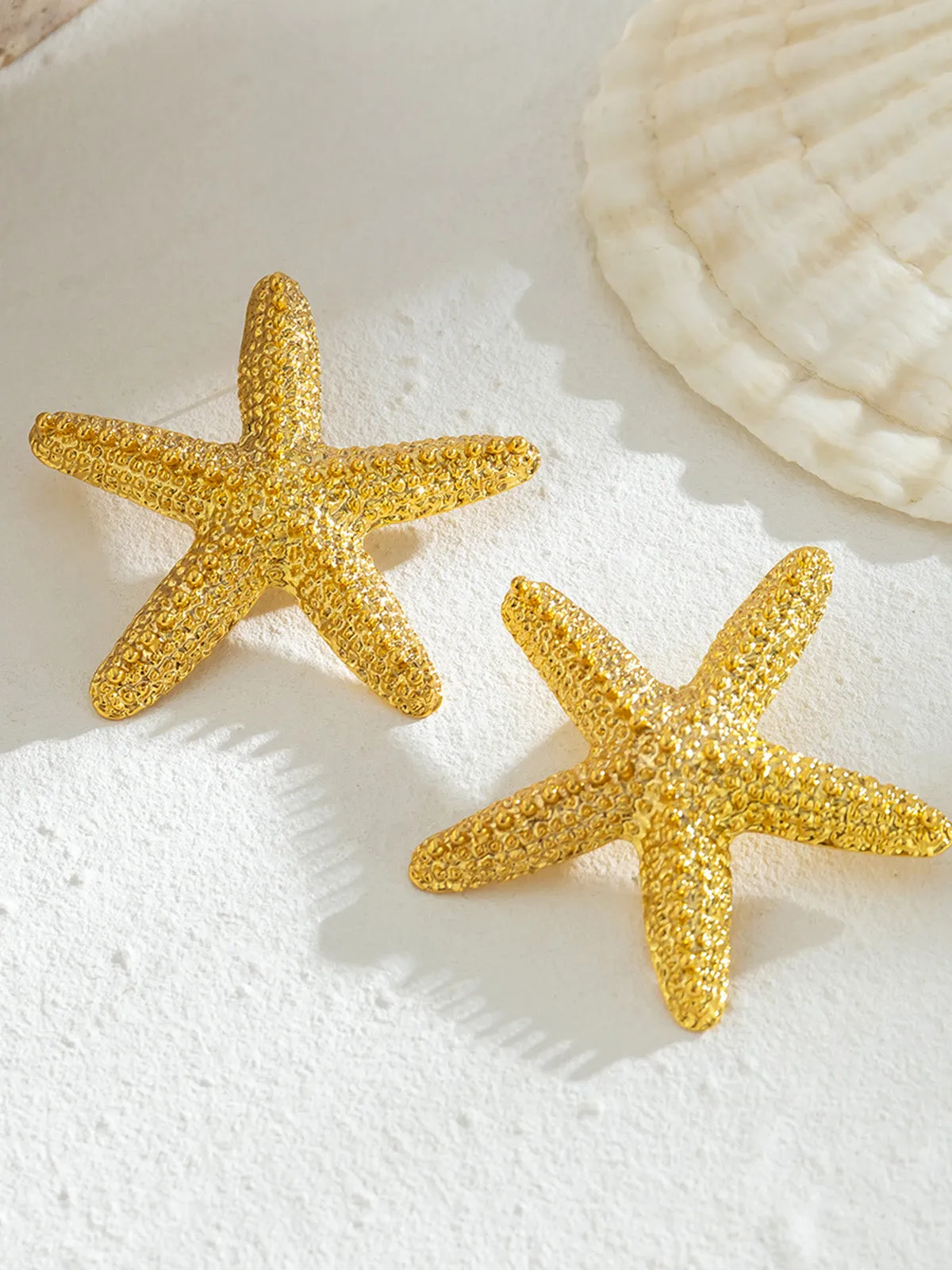 Starfish Design Graceful Beach Holiday Earrings