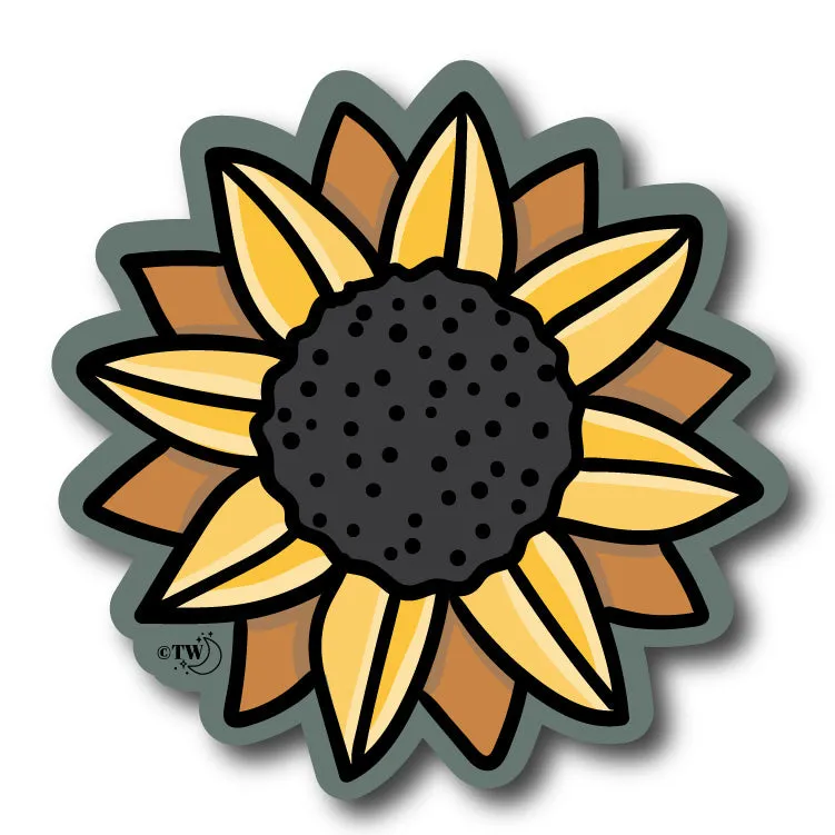 Sunflower Sticker