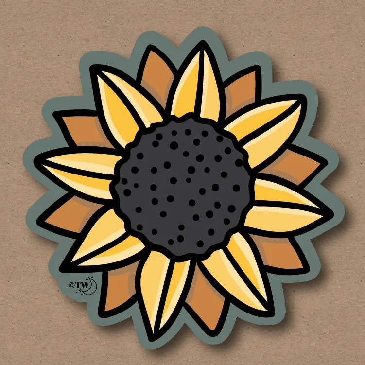 Sunflower Sticker