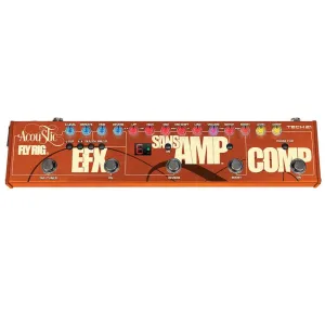 Tech21 FR-ACOU Fly Rig - SansAmp, Comp, EFX and Boost in One Pedal