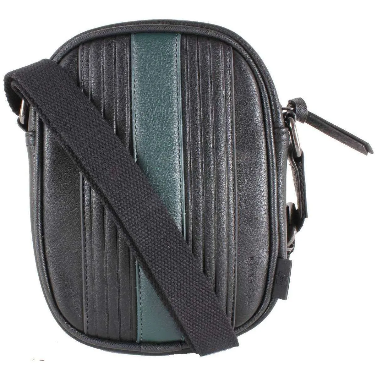 Ted Baker Evver Striped Flight Bag - Black