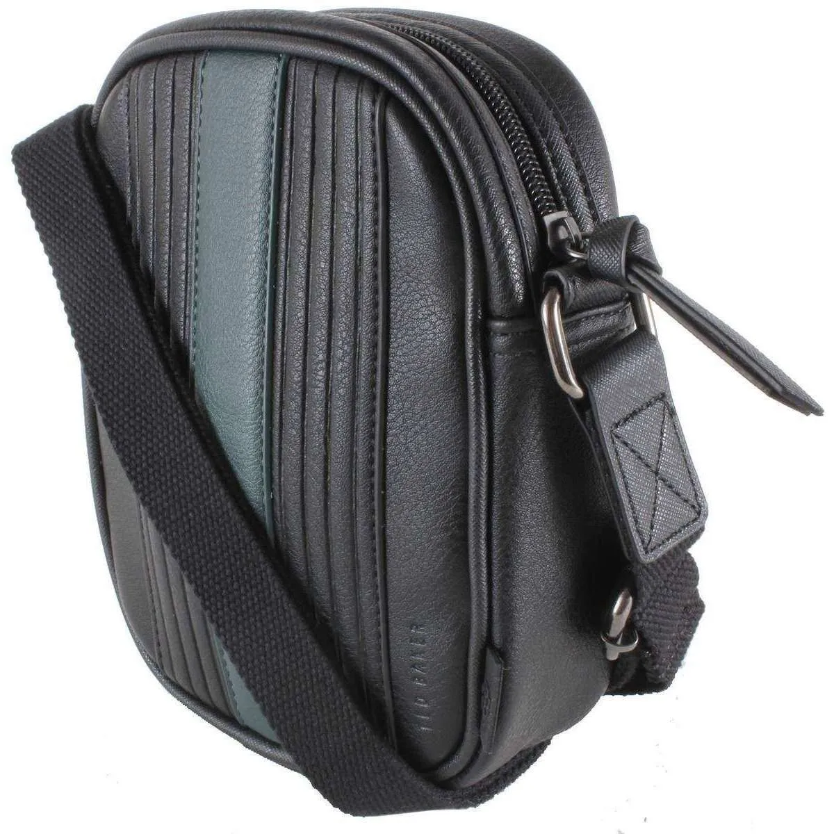 Ted Baker Evver Striped Flight Bag - Black