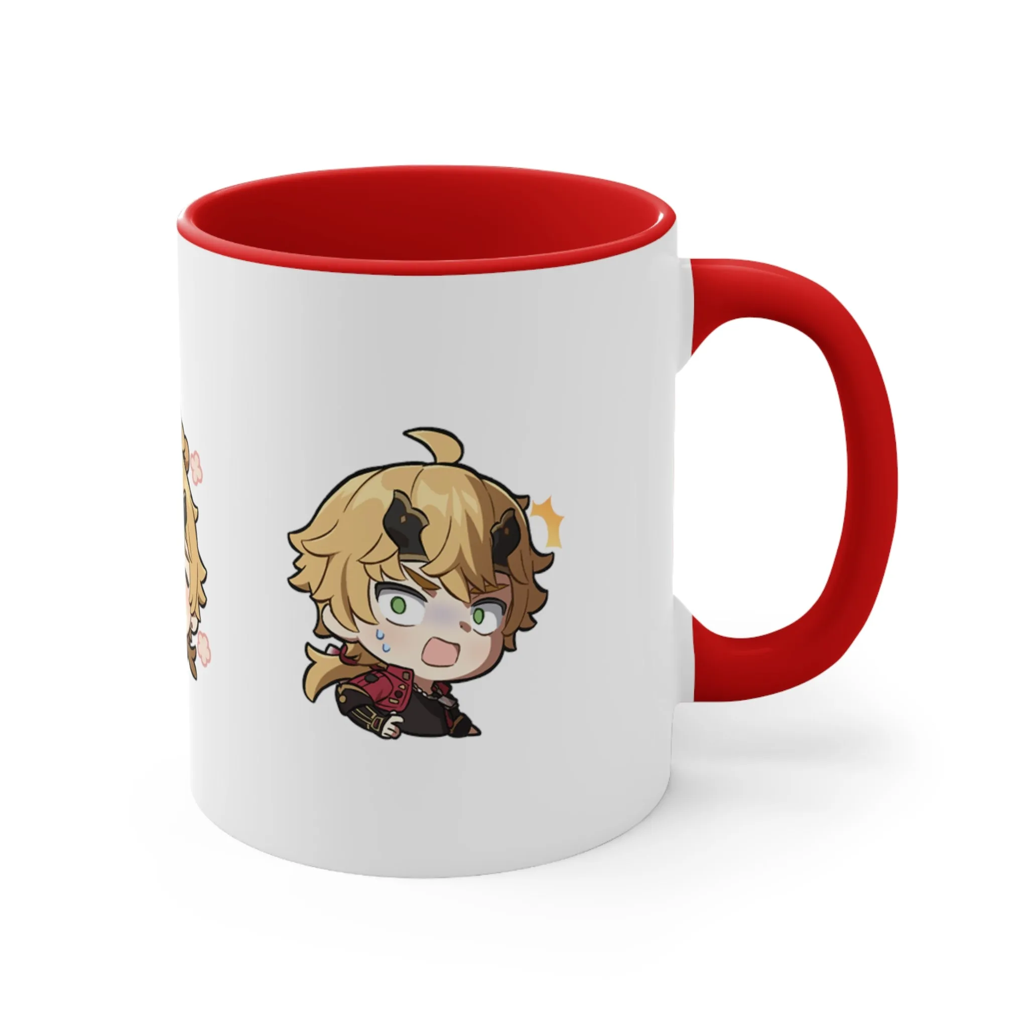 Thoma Genshin Impact Accent Coffee Mug, 11oz Cups Mugs Cup Gift For Gamer Gifts Game Anime Fanart Fan Birthday Valentine's Christmas