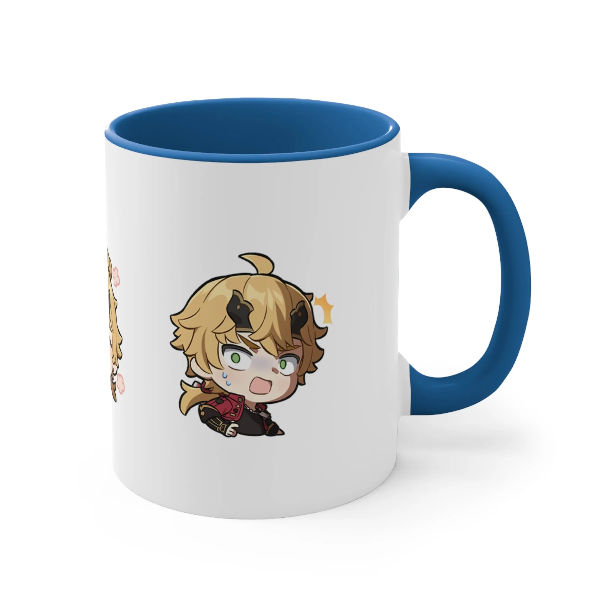 Thoma Genshin Impact Accent Coffee Mug, 11oz Cups Mugs Cup Gift For Gamer Gifts Game Anime Fanart Fan Birthday Valentine's Christmas
