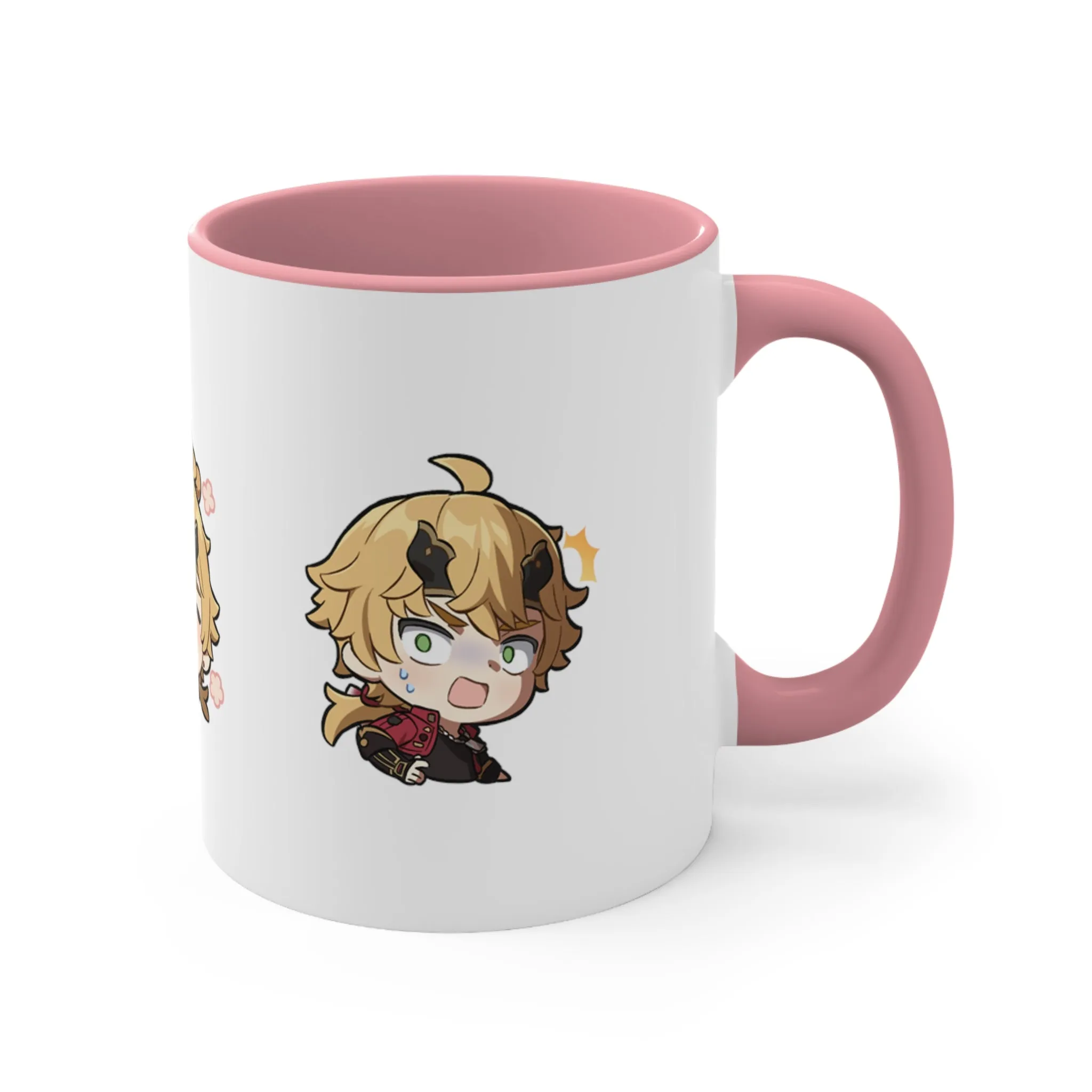Thoma Genshin Impact Accent Coffee Mug, 11oz Cups Mugs Cup Gift For Gamer Gifts Game Anime Fanart Fan Birthday Valentine's Christmas