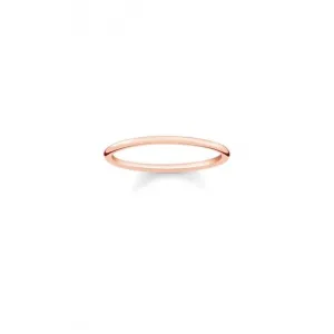 Thomas Sabo Rose Gold Band Ring TR2123-415-12
