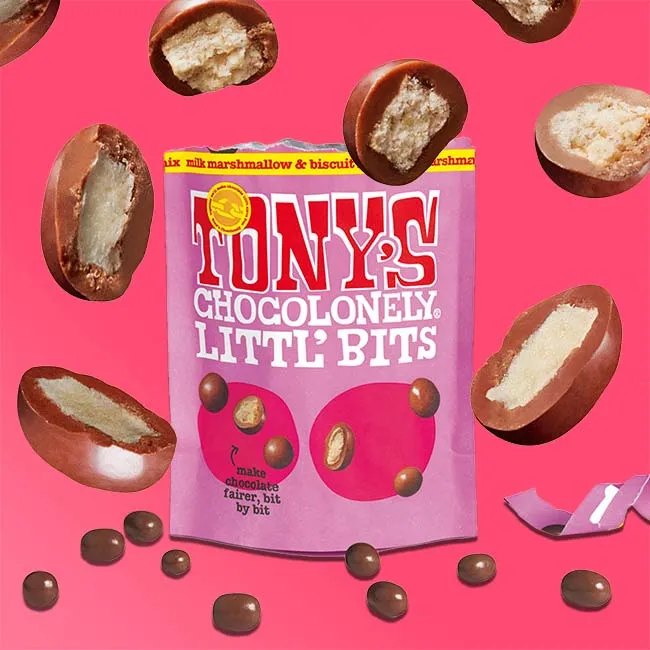 Tony's Chocolonely - Littl' Bits - Milk Marshmallow Biscuit Mix