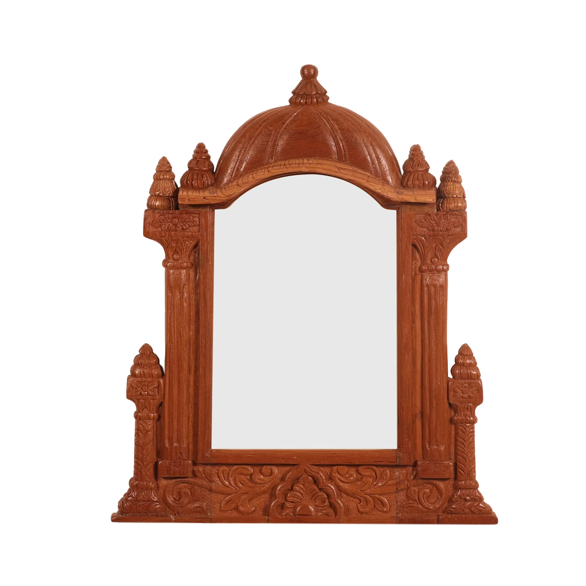 Traditional Mandir Style Mirror Frame