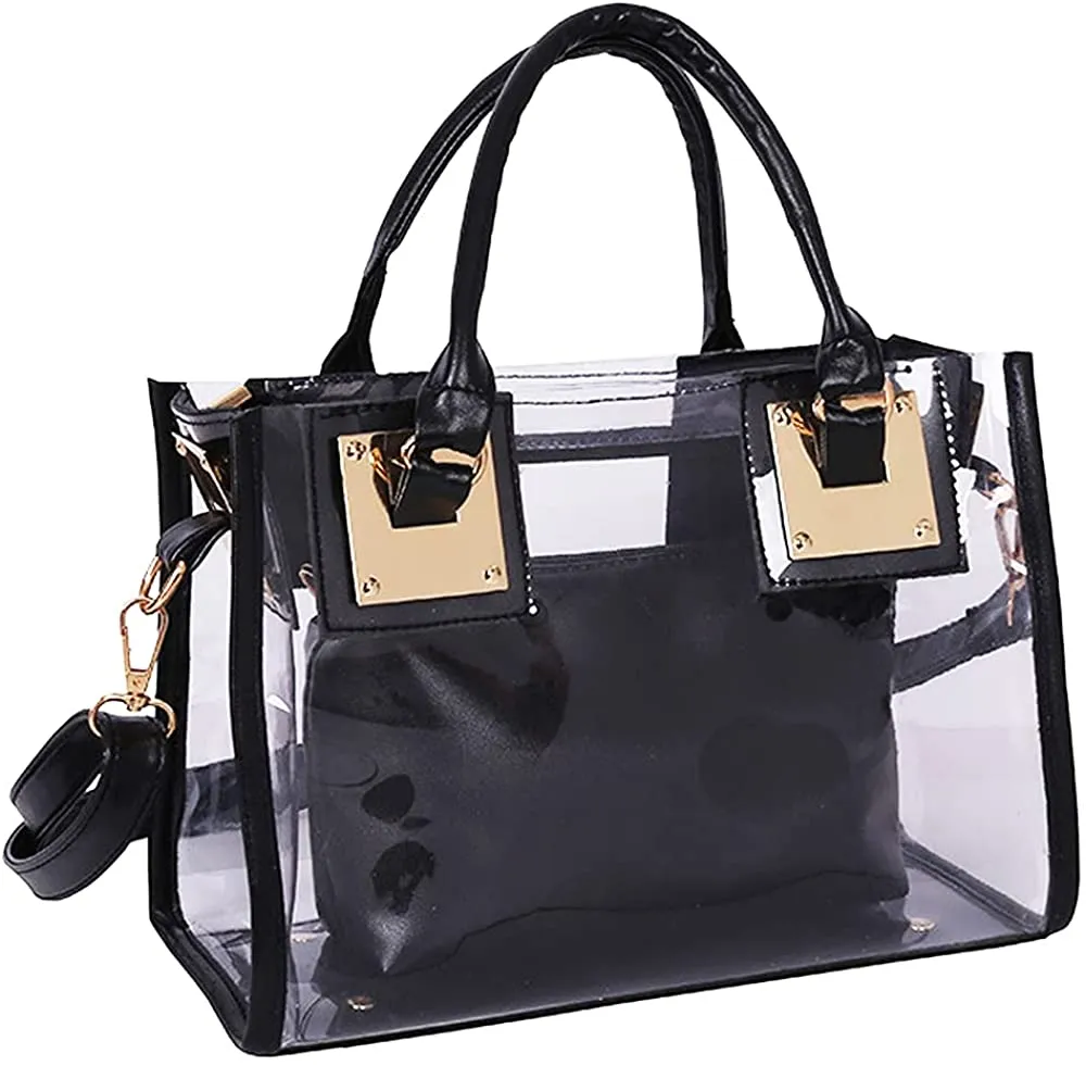 Transparent Jelly Tote Beach Crossbody Transparent Handbag