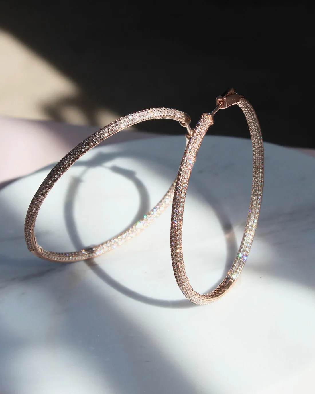 Triple Row Infinity Hoops