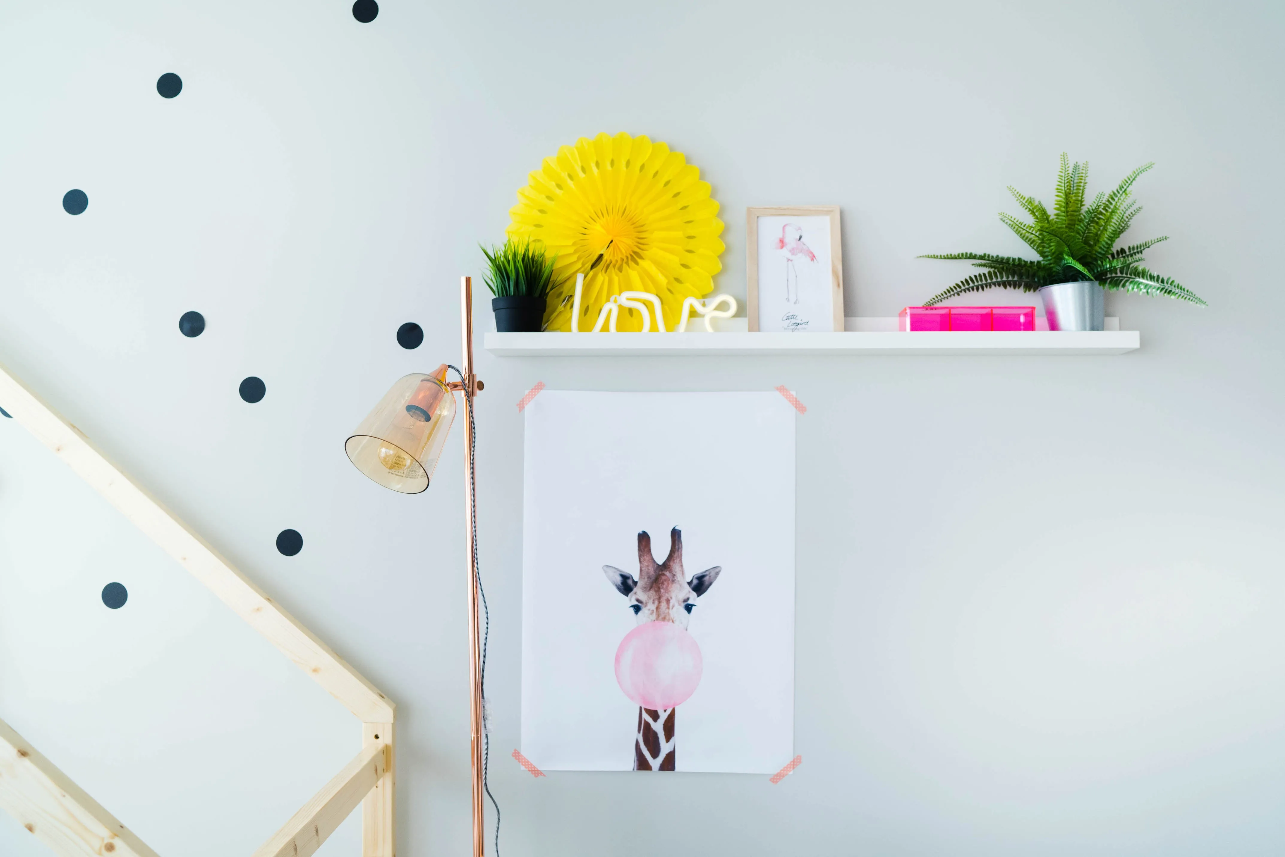 Wall Art - Flamingo Print Framed