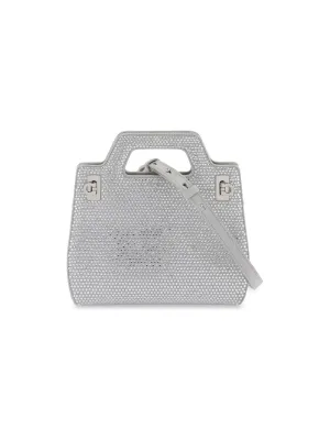 Wanda Crystal Embellished Evening Bag