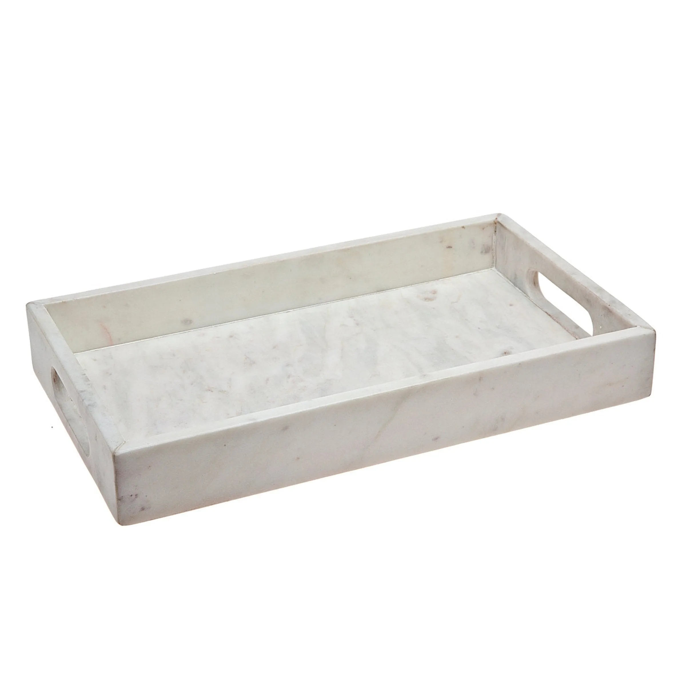 White Marble Rectangular Tray