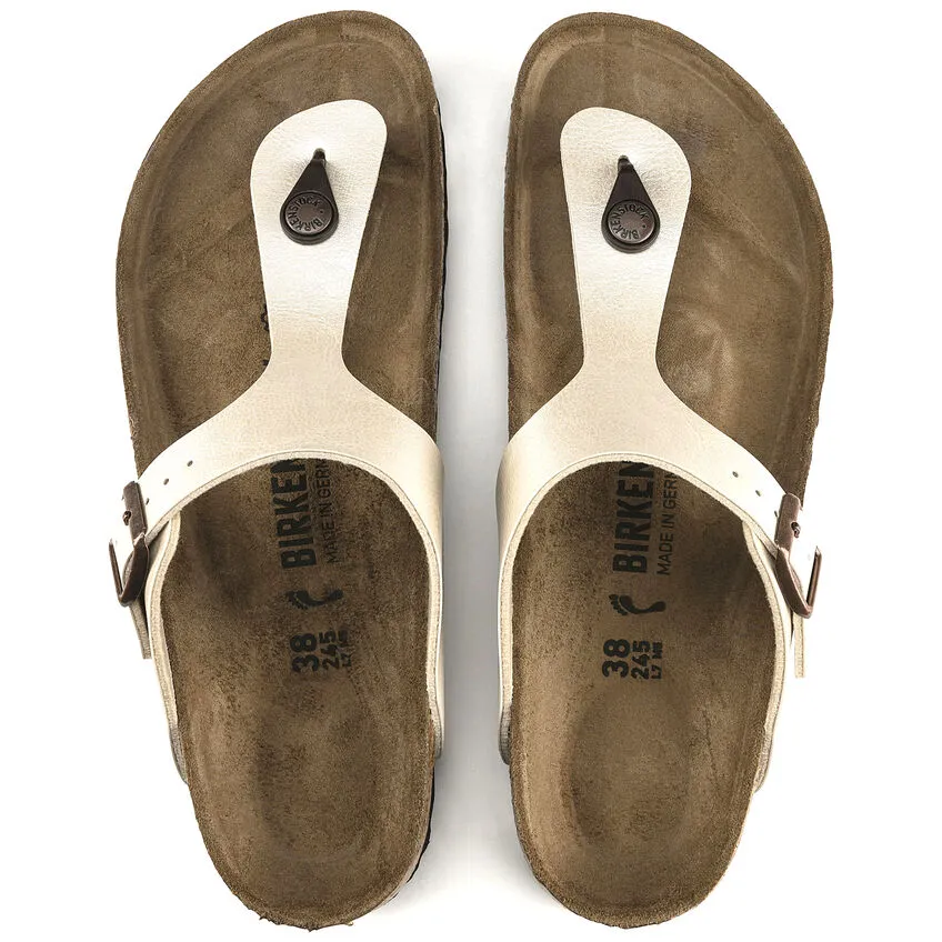 Women's Birkenstock | Gizeh Thong Sandal | Graceful Pearl White