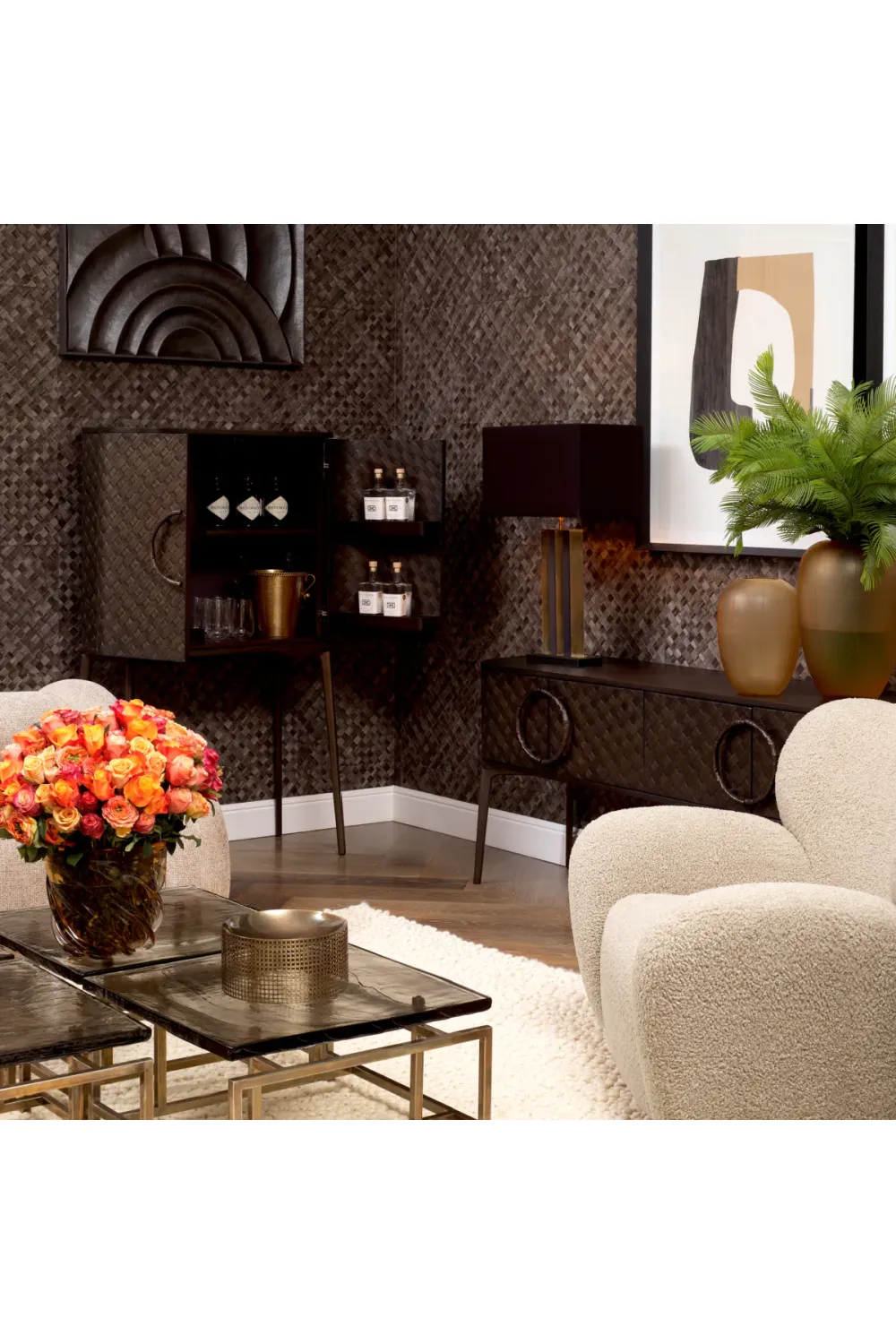 Woven Oak Dresser | Eichholtz Nilsson