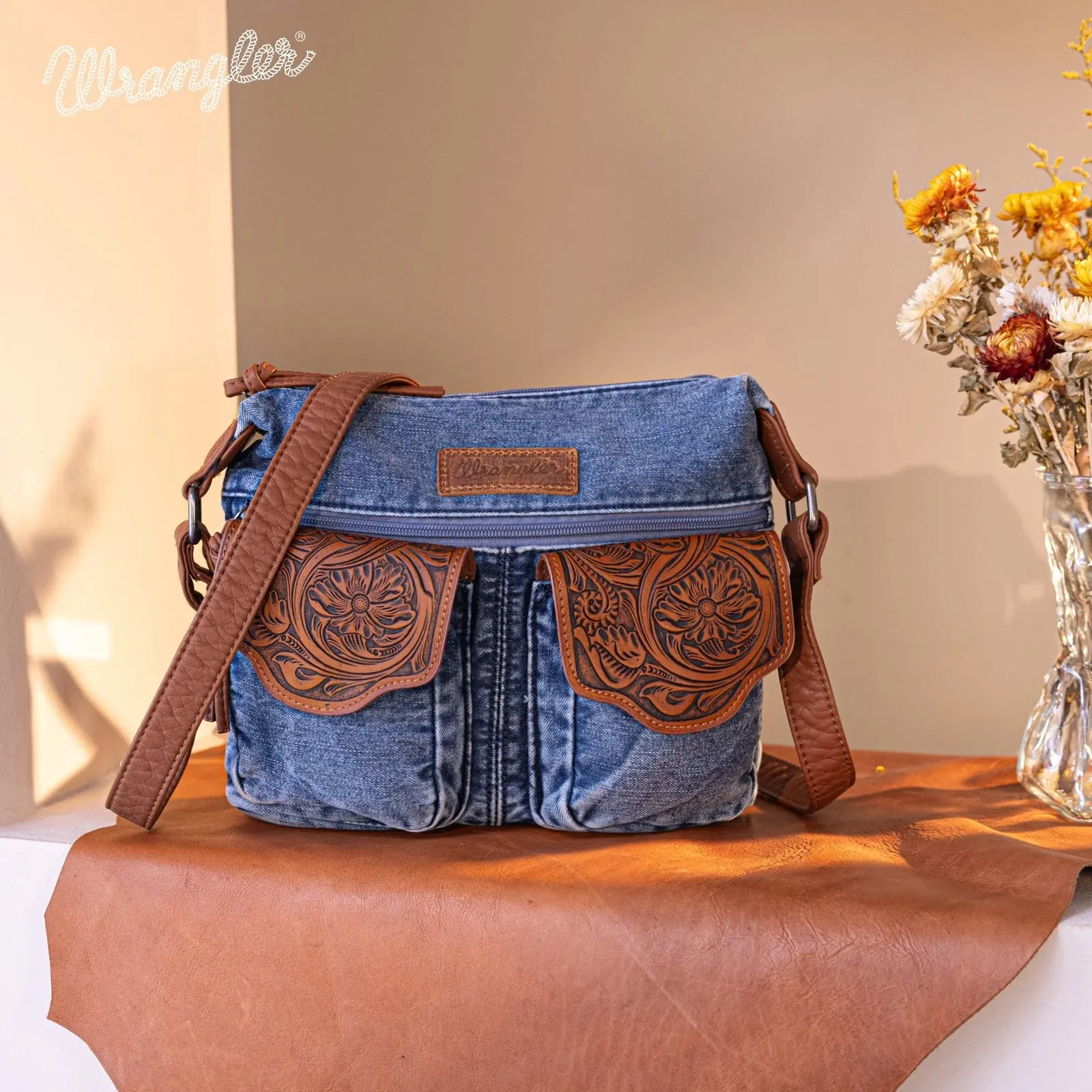 Wrangler Denim Crossbody ~ Jean