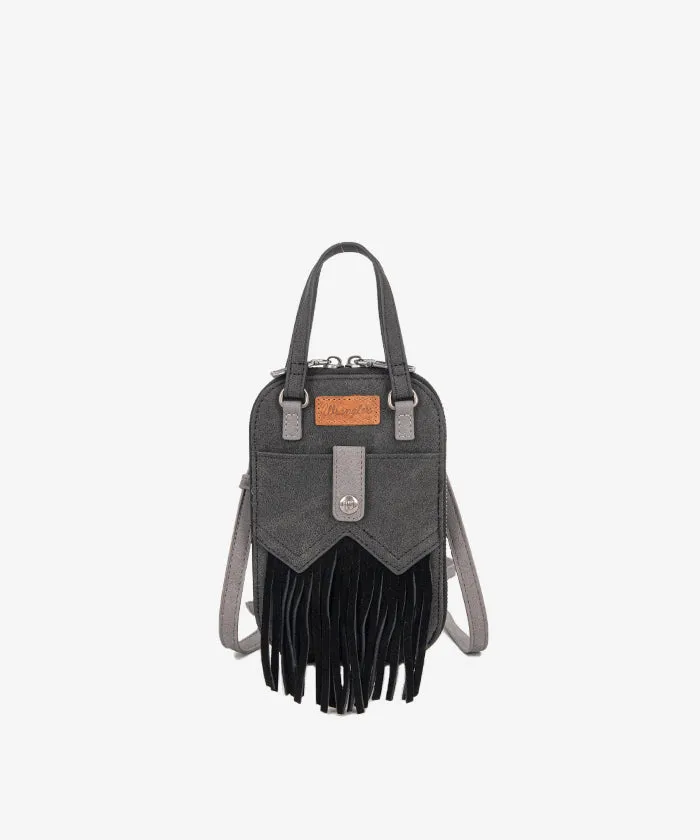 Wrangler Fringe Western Mini Crossbody Bag