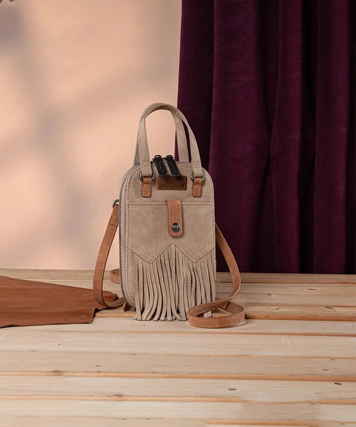 Wrangler Fringe Western Mini Crossbody Bag
