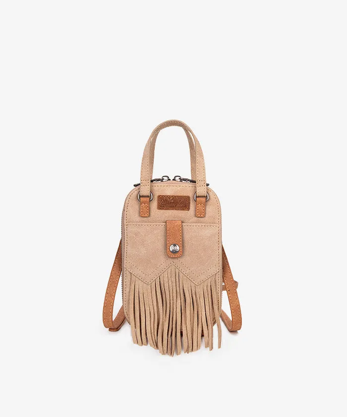 Wrangler Fringe Western Mini Crossbody Bag