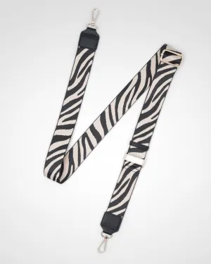 Zebra Patterned Bag Strap